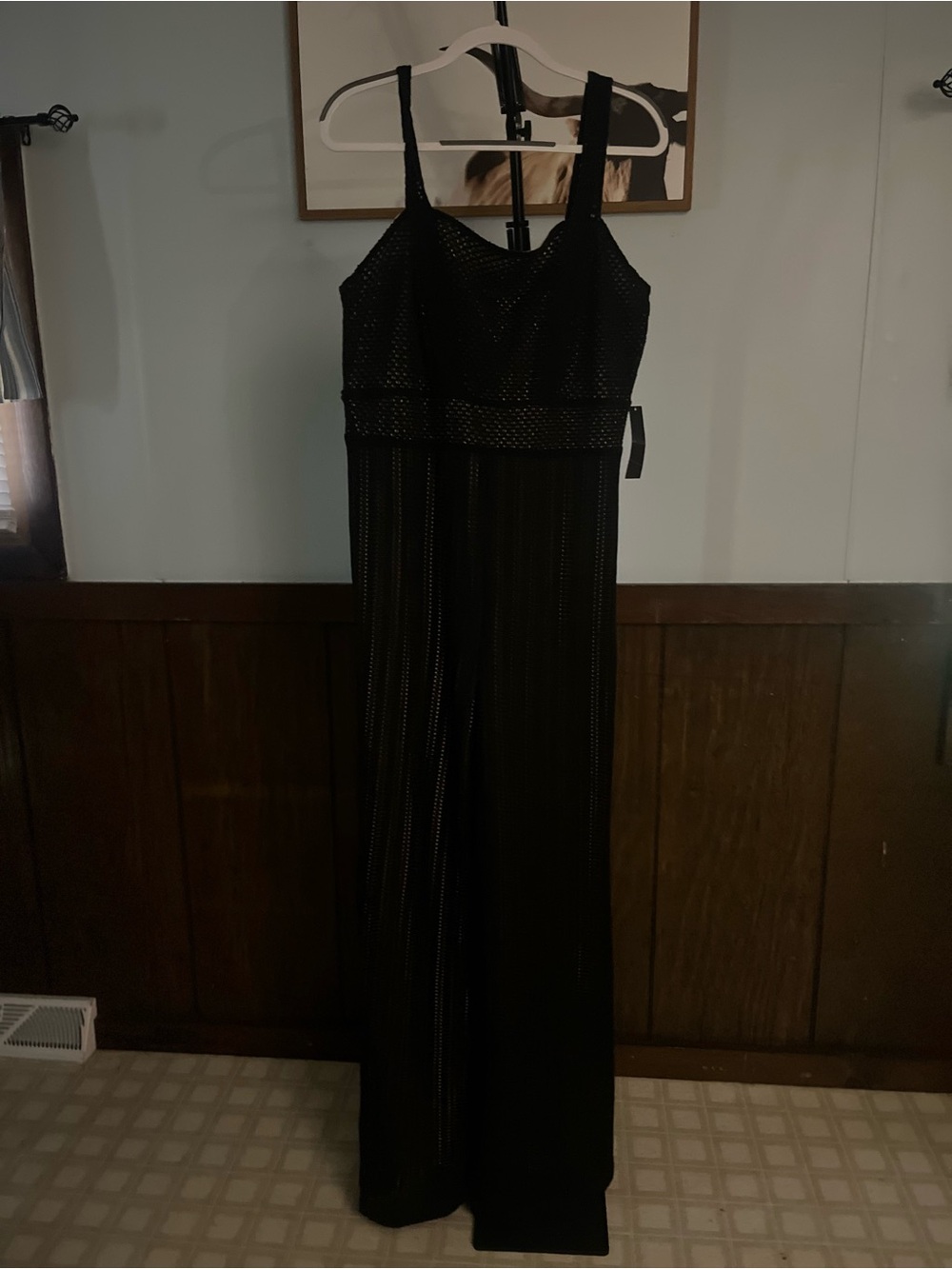 VENUS Black Sleeveless Jumpsuit